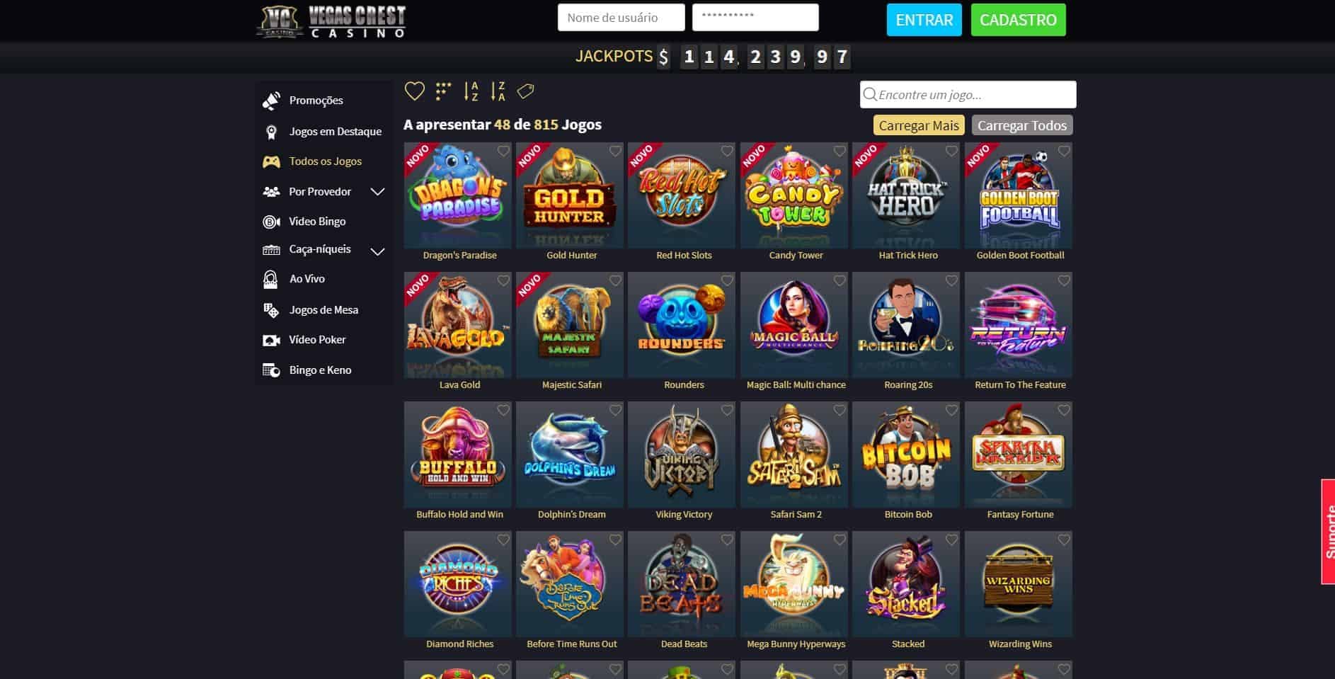 Bônus de fidelidade em cassino online